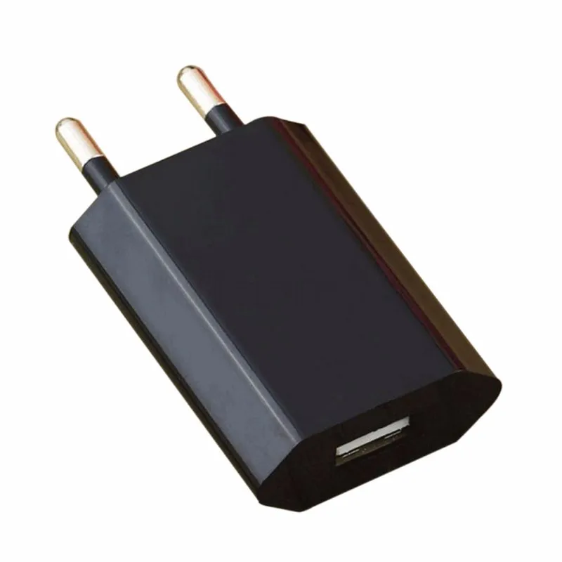 Зарядка AC EU настенное зарядное устройство адаптер 2 Цвета Универсальный USB адаптер питания для iPhone смартфон для MP3 MP4 камеры Горячая Распродажа
