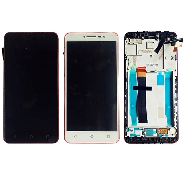 6," для Alcatel A3 XL 9008 9008X 9008D 9008A OT9008 сенсорный экран с ЖК-дисплеем дигитайзер с рамкой Черный Белый с комплектом