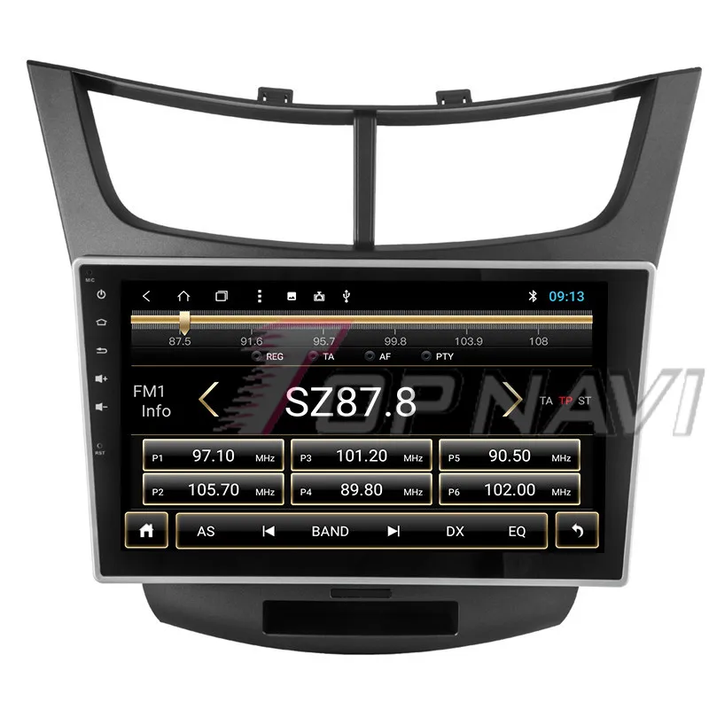 Автомобильный DVD плеер Buit in 32G 10 1 ''Android 8 для Chevrolet Sail 3 2015 Topnavi Автомобильные MP3 MP4