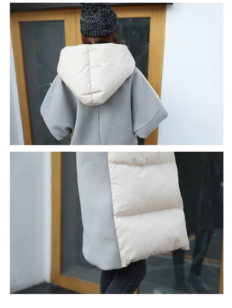 Пальто большого размера Manteau Femme зимняя куртка женская стеганая куртка с капюшоном хлопковая длинная куртка женские парки Пальто C3621