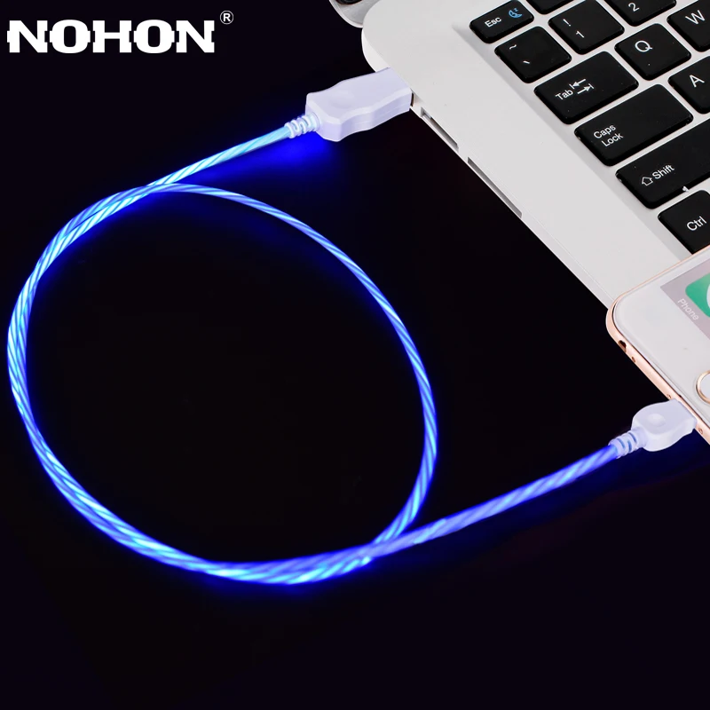 NOHON USB кабель для iPhone 8Pin XS Max XR X 8 7 6 Plus 6S 5S 5 iPad вспышка Быстрая Зарядка Кабели