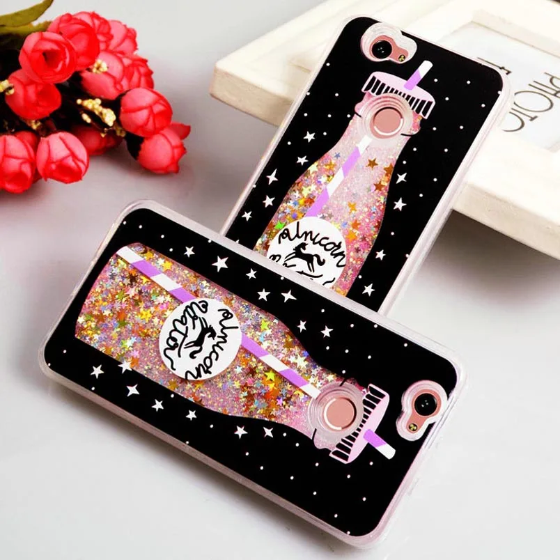 WHAY Quicksand Cases for Huawei Nova Case Glitter Silicon Cute For Shockproof | Мобильные телефоны и аксессуары