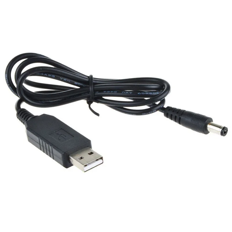 5V to 9V USB DC 5 в к DC 9 в 12 В повышающий кабель Модуль преобразователь 5,5x2,1 мм 2,1x5,5 мм Штекерный разъем usb к штекерному разъему кабель питания - Цвет: 5V to 9V