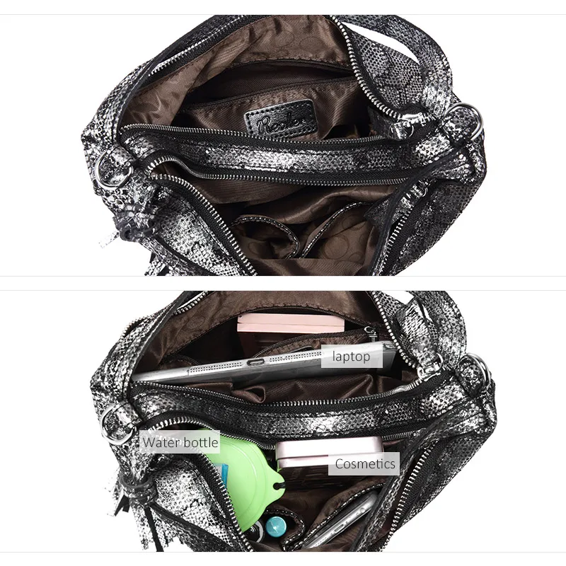 Женская сумка хобо из натуральной кожи с кисточкой|Сумки ручками| |