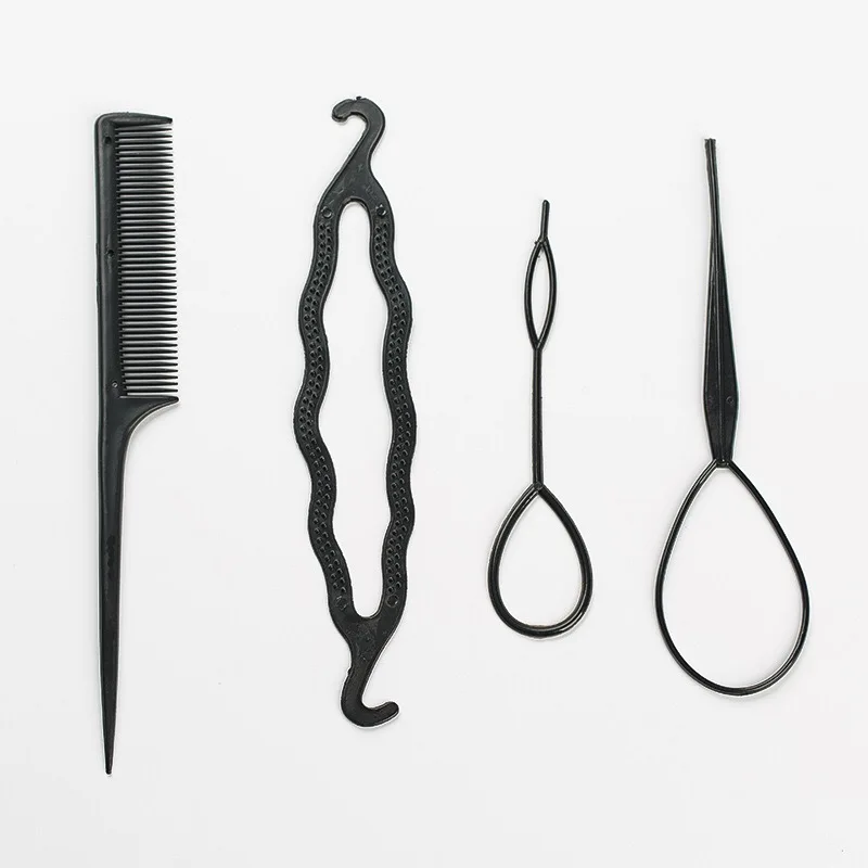 Новый подарок для женщин DIY волос твист бублик Расческа конский хвост булочка