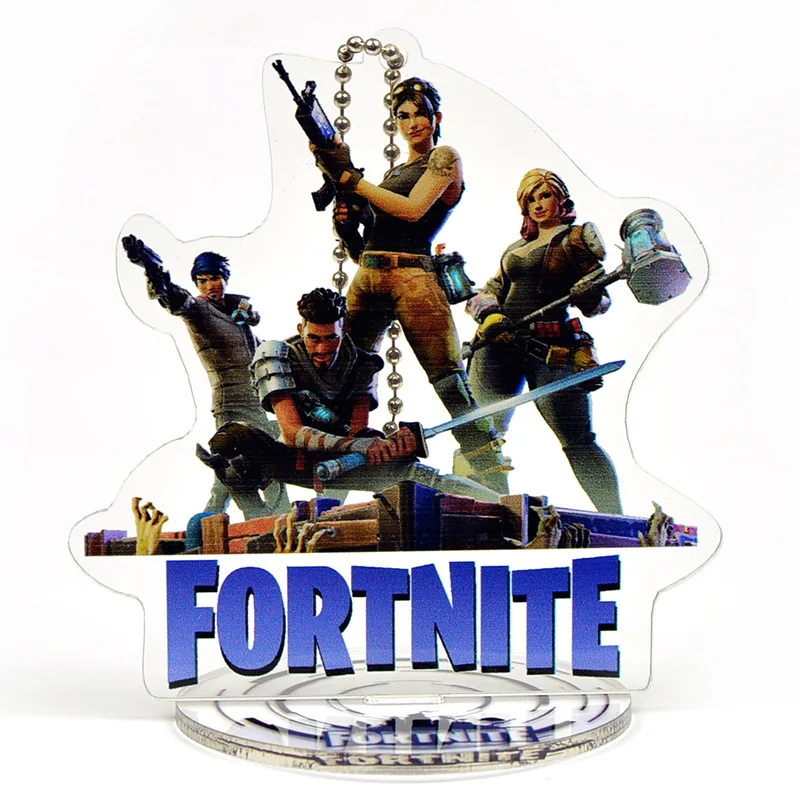 5 Модные украшения для дома аксессуары игра Fornited фигурка 9 см Акриловые миниатюры украшение на ключи с цепочкой ремесла подарок для друга - Цвет: 5