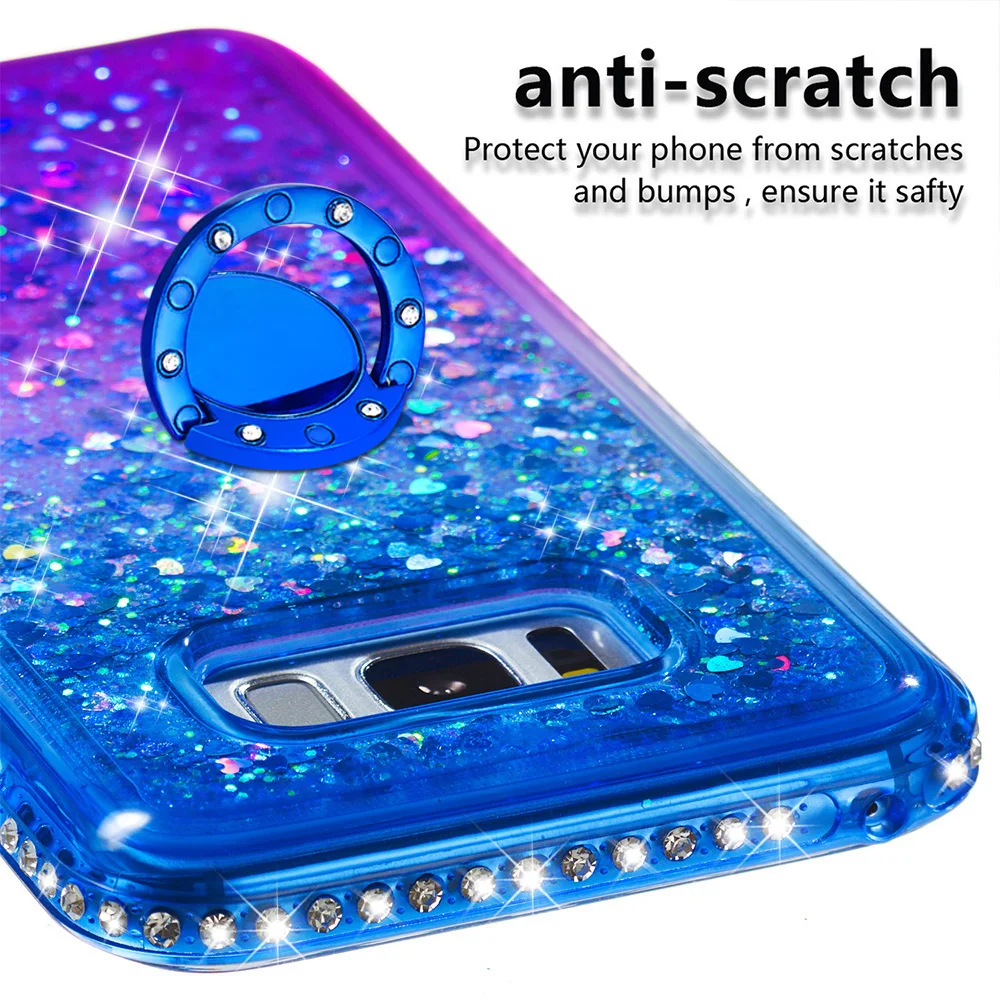Зыбучие пески bling чехол для телефона samsung Galaxy S8 plus TPU задняя крышка G955F G955FD 6 2&quot |