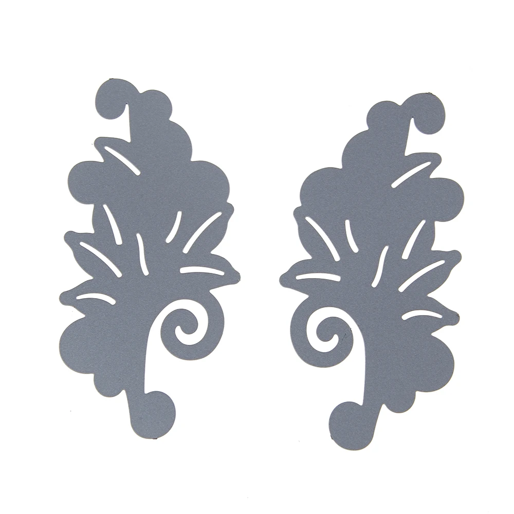 2 шт./компл. Листья лозы цветок металла резки штампы шаблон DIY трафареты для