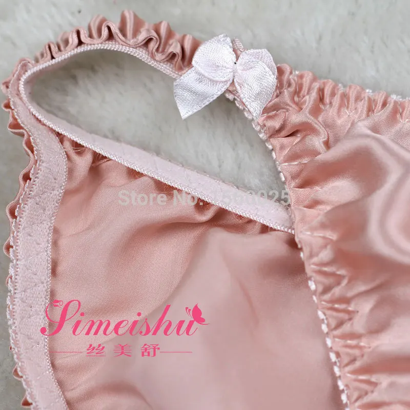 Сексуальные трусики из чистого шелка женские 100% тутового шелкопряда нижнее