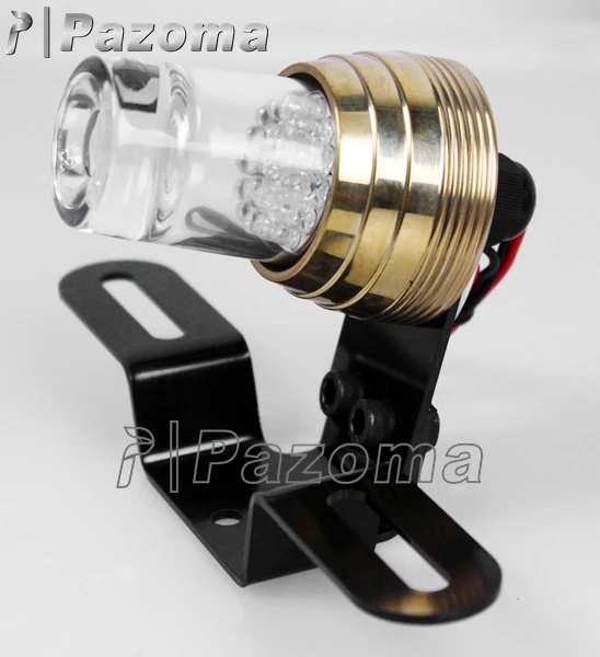 

Motorcycle Red Light Tail Light Brake Lamp License Plate Holder for Harley Bobber Chopper Cafe Racer