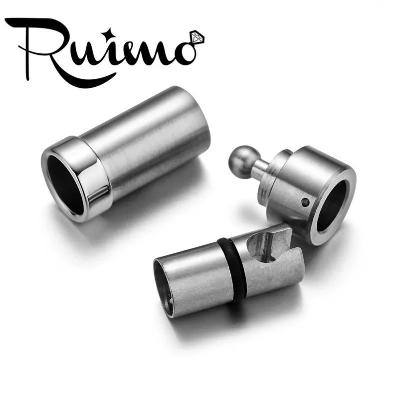 Мужской браслет с черепом RUIMO кожаные браслеты 316l из нержавеющей стали настоящим