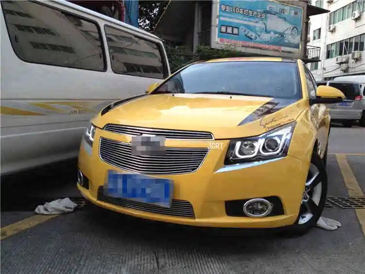 Автомобильный стиль светодиодный фары для Chevrolet Cruze 2010- для Cruze Головной фонарь светодиодный DRL Объектив двойной луч H7 HID Xenon bi xenon объектив