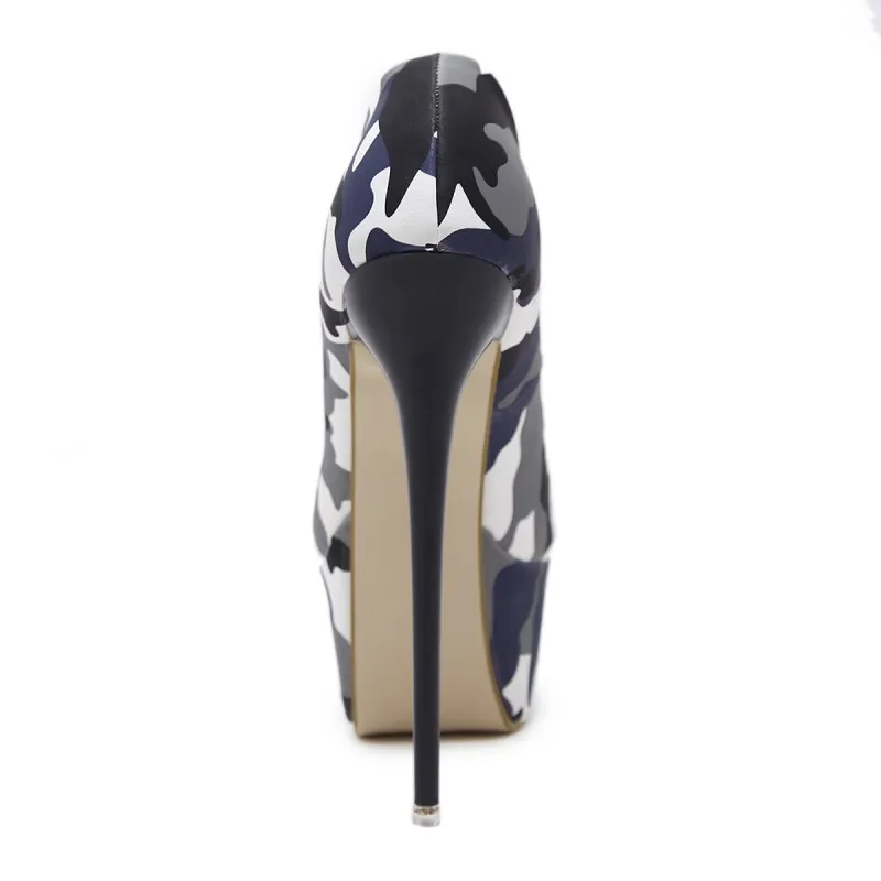 2017 New Vogue Round Toe Platform Ultra Fetish High Heels Woman Shoes Nightclub Sexy Pumps Night club Dress Zapatos mujer | Обувь