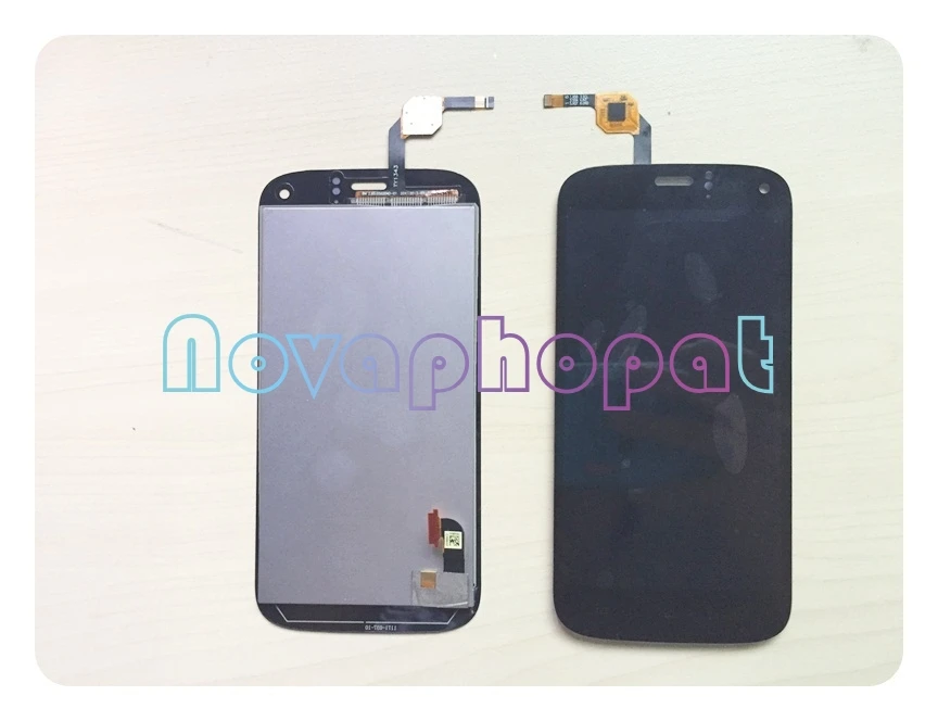 Novaphopat черный экран для Micromax Canvas Turbo A250 ЖК дисплей с сенсорным экраном дигитайзер