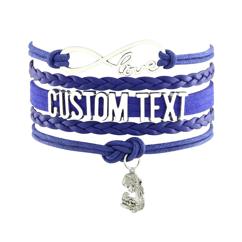 2019 модные ювелирные изделия мама и подвеска для детей браслет ручной работы