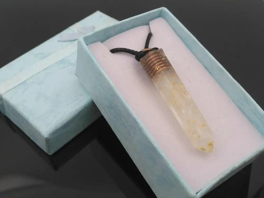 Подвеска Selenite Orgonite (5 см 2 дюйма) богатство любовь медитация ОРГОН рейки магнит для
