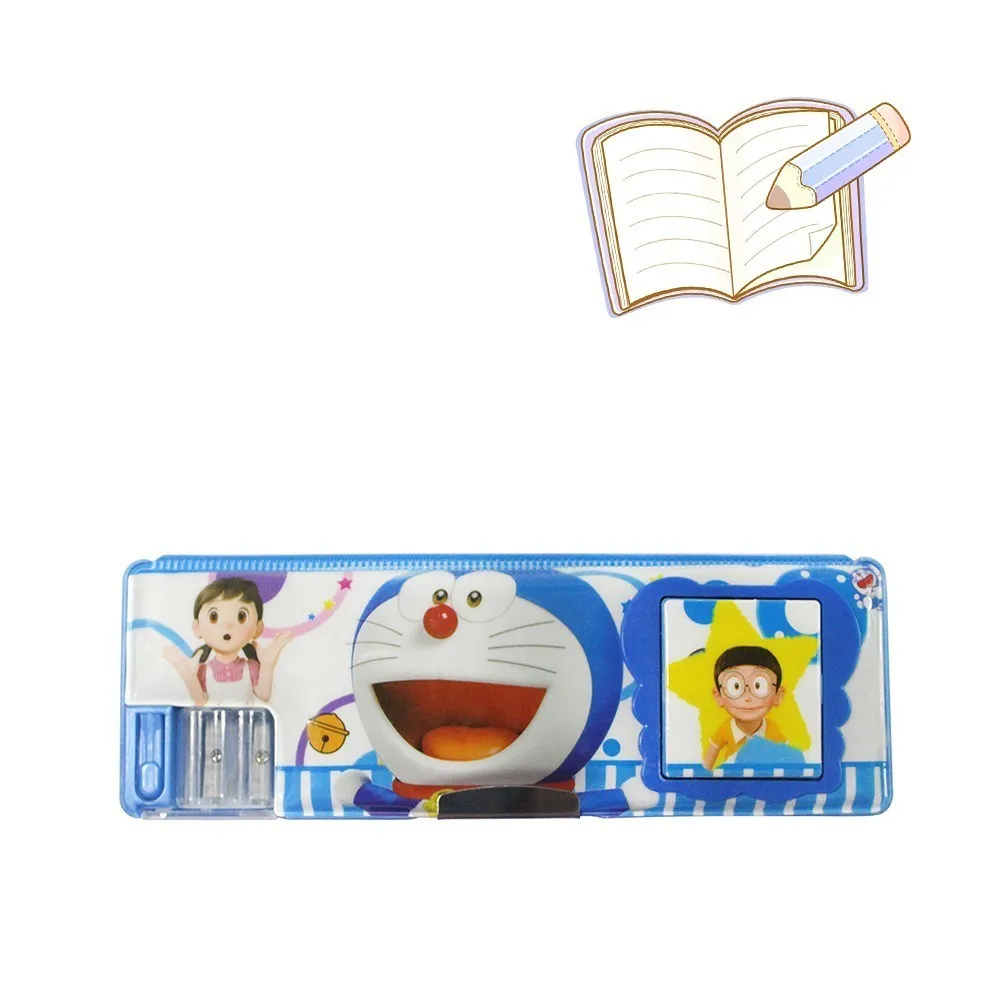 VC0400002 Multifunctional Plastic Practical Stationery Box Student Cartoon Pencil Case with Sharpener Calculator | Канцтовары для