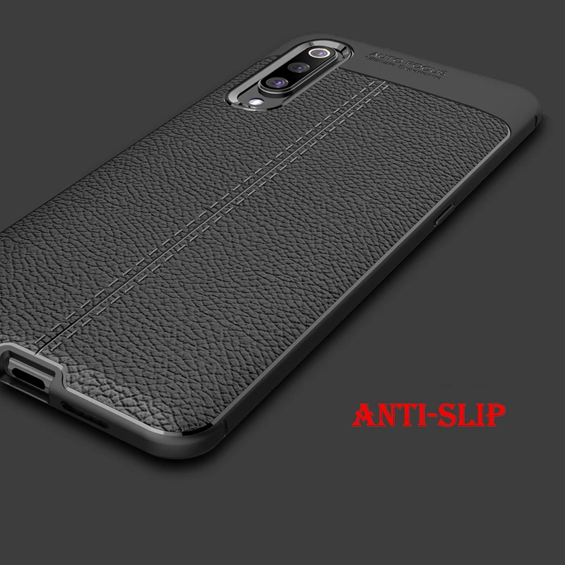 Противоударный мягкий чехол из кожи с текстурой для Xiaomi mi 9 Ультратонкий 8 SE Lite Fundas