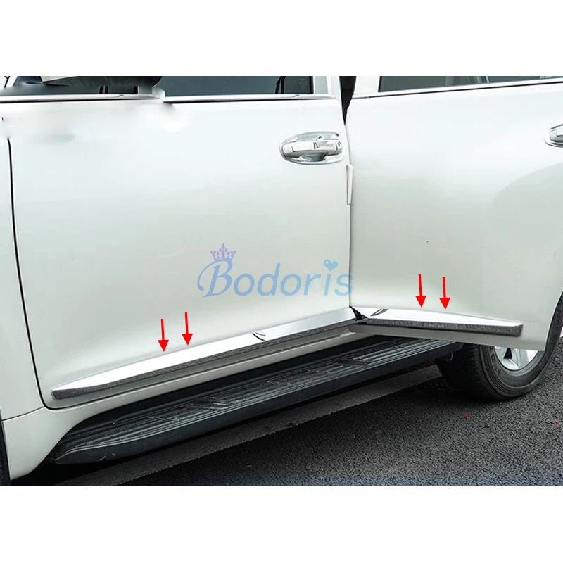 Для Toyota Land Cruiser Prado LC150 FJ150 2010 2011 2012 2013 2014 2015 2016 2017 2018 тела Сторона Литье отделка