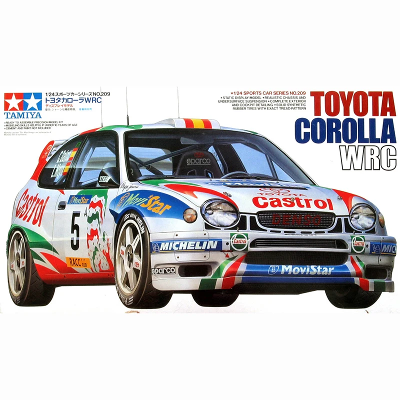 Модель 1/24 TAMIYA 24209 TOYOTA COROLLA WRC hobby|Наборы для сборки моделей| |