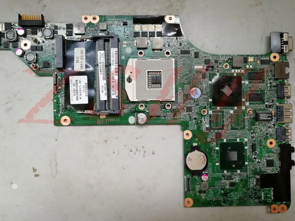 

for hp DV6 DV6-3000 laptop motherboard 631042-001 DA0LX6MB6H1 HM57 ddr3 Free Shipping 100% test ok