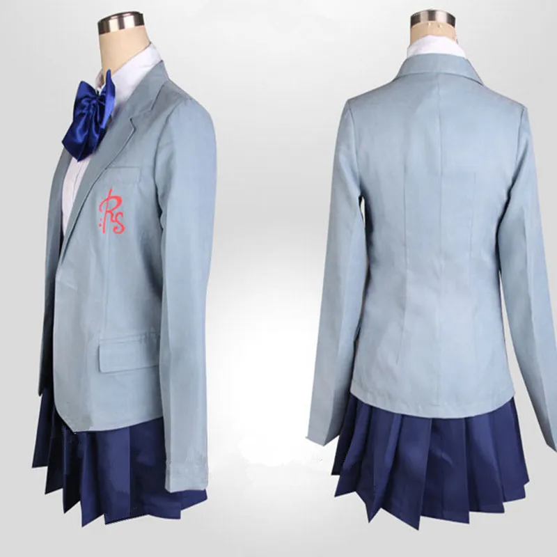 Горячая аниме Gekkan Shoujo Nozaki kun косплей Сакура Чио новая школьная форма Забавный сексуальный костюм на Хэллоуин