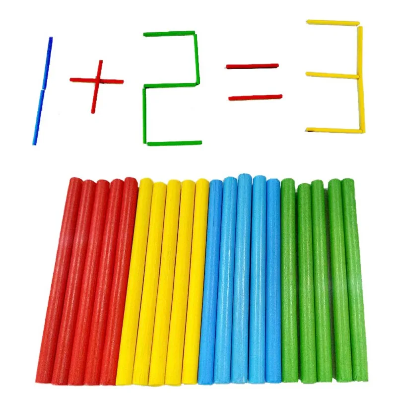 100 шт. цветные Математические Игрушки|Юный математик| |