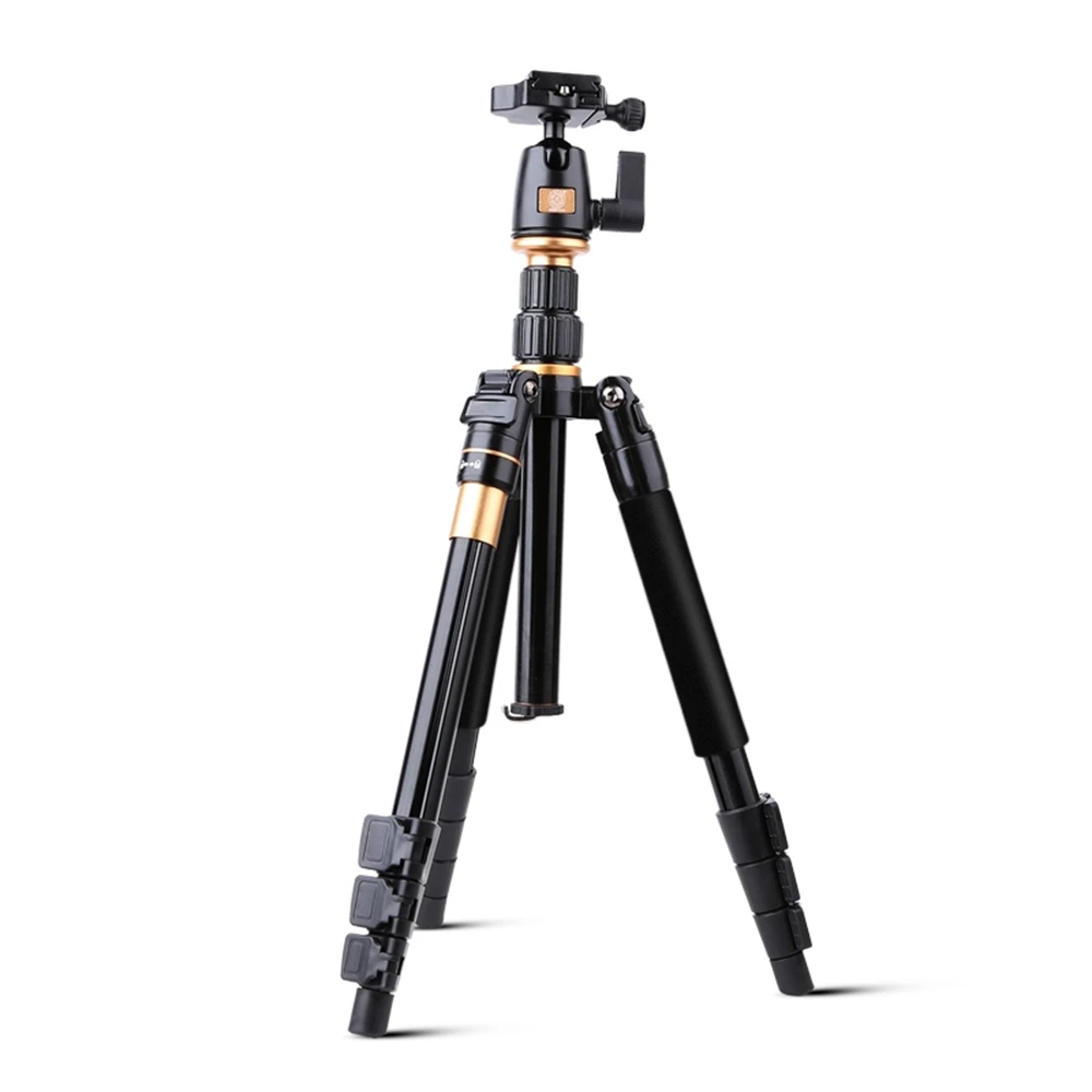 QZSD Q555 55.5 дюйм(ов) складной алюминиевый сплав Портативный Путешествия DSLR Камера
