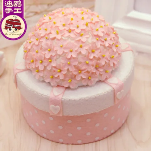 Gift box gift Подарочная коробка, Подарочный войлочный набор, Нетканая ткань, рукоделие, набор для шитья, войлок, материал для рукоделия, принадлежности для рукоделия - Цвет: Gift box gift