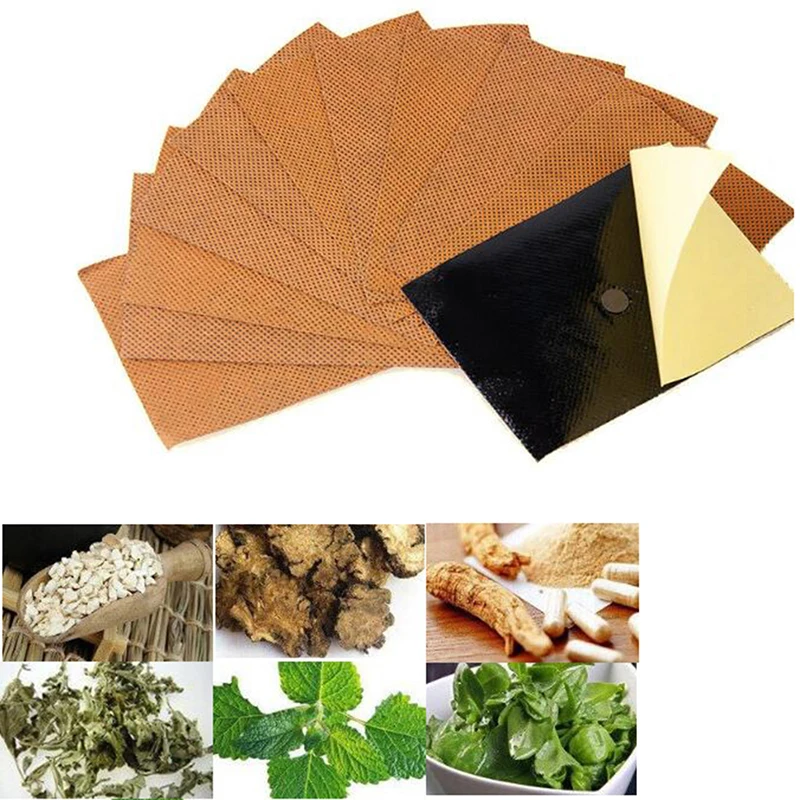 

10Pcs New Ginger Paste Chinese Traditional Plaster Muscle Massage Relaxation Herbs Plaster Joint Pain