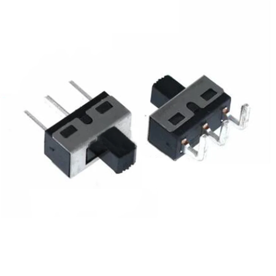 EClyxun 2pcs SS12D10 SS12D11 Toggle Switch 3Pin Straight / Bend Feet 1P2T Handle High 5mm Spacing Of 4.7mm 3A 250V | Обустройство