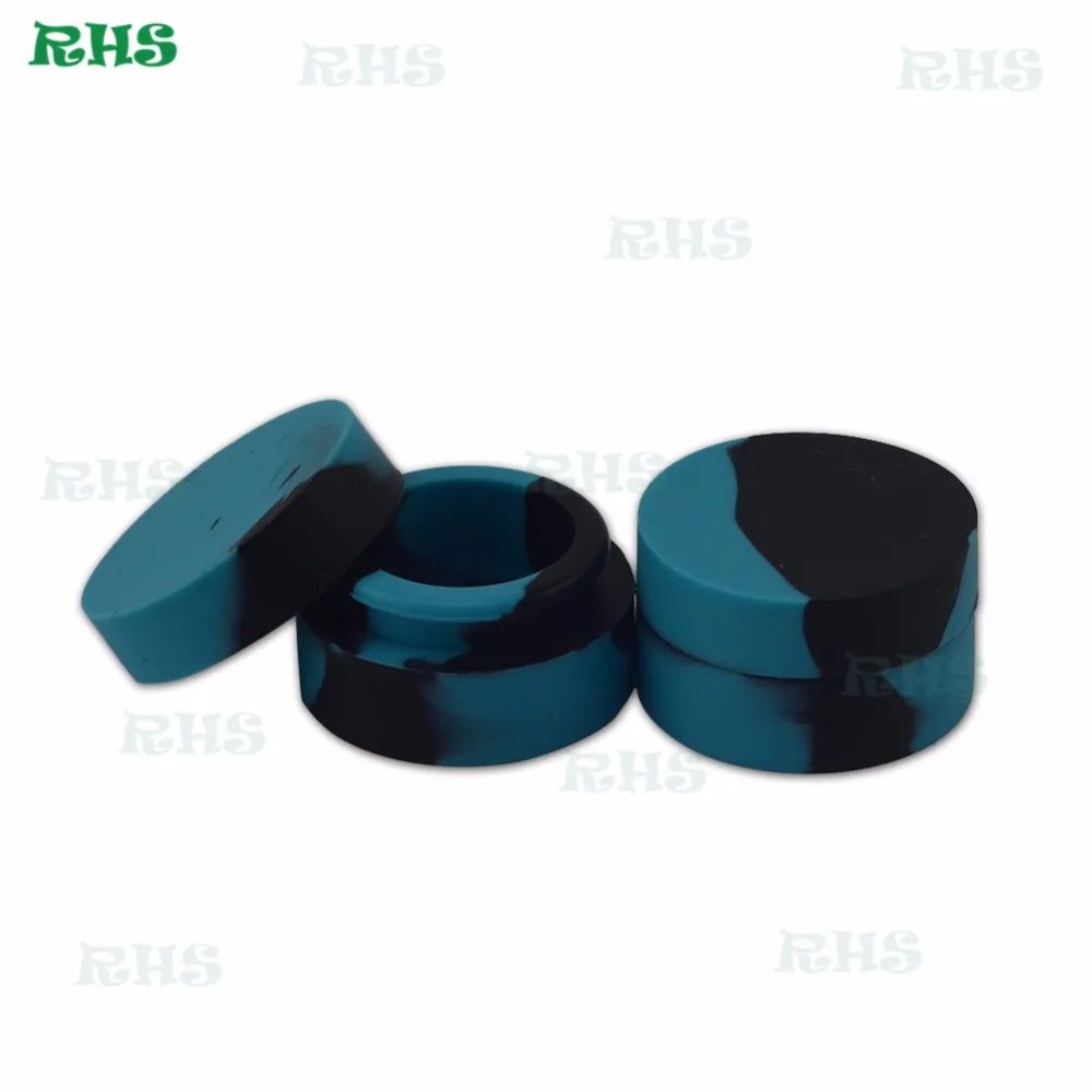 

Популярные антипригарные разноцветные силиконовые банки 3 мл силиконовые сорняки контейнер с крышкой 1000 шт Бесплатная доставка DHL