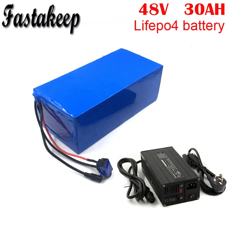 Комплект литий ионных батарей lifepo4 48v 30Ah для солнечной Электромашины с зарядным