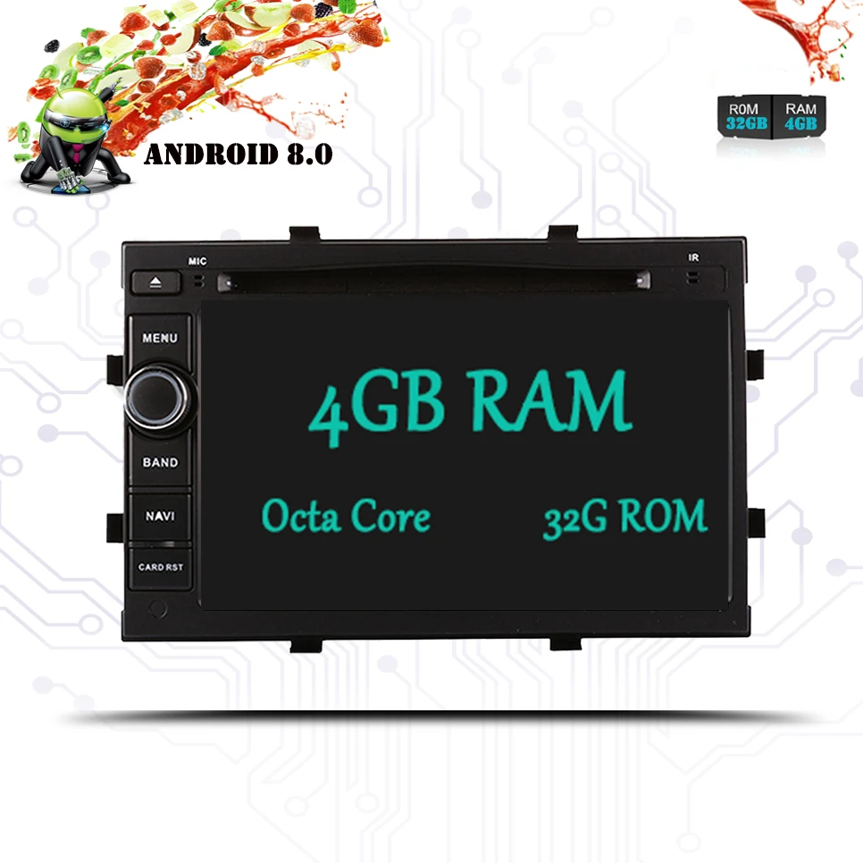 2 din Android 8 0 автомобильный DVD плеер авторадио GPS навигация для Chevrolet Cobalt Spin Onix 7