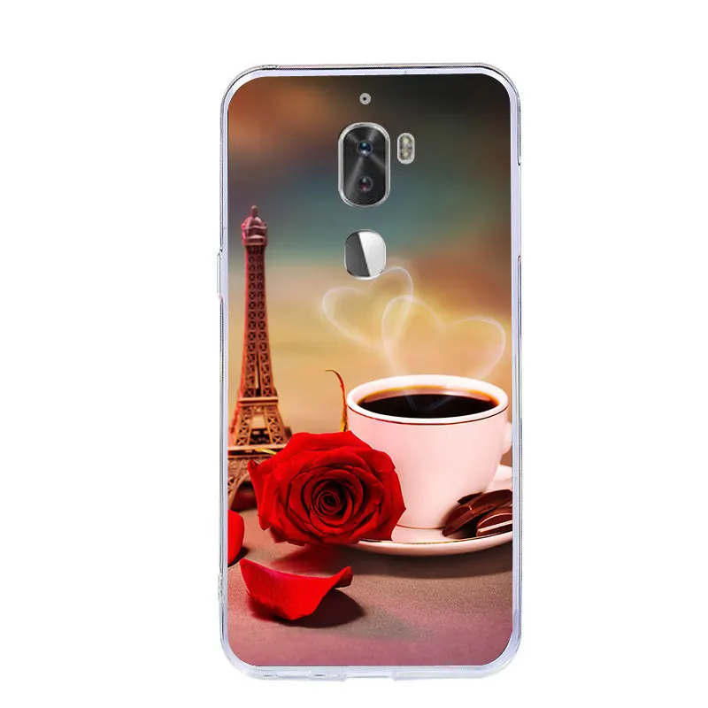 NORLSTY Soft Silicone Phone Cover For Letv Cool 1 Case Painted LeEco cool Dual Leeco Coolpad Cool1 Cases Flower Plants |