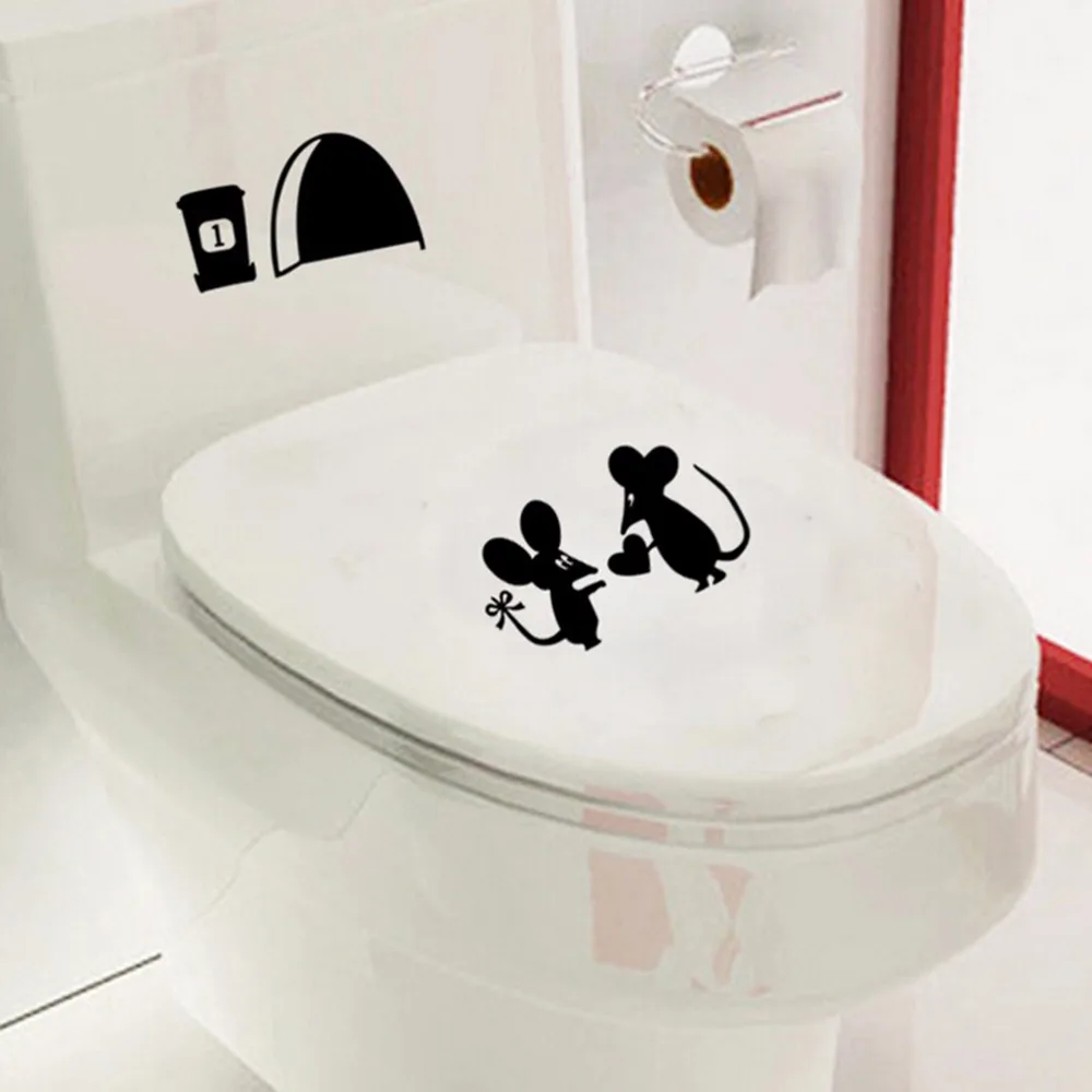 

3D Funny Mouse hole wall stickers creative rat hole cartoon Wallpaper wall stickers bedroom living room mice wall Decals