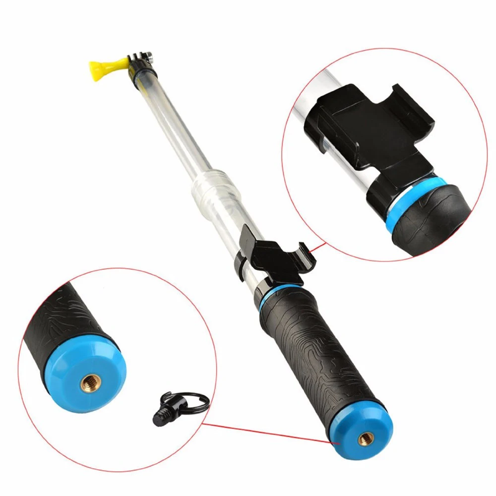 Поплавок водонепроницаемый селфи Палка с WIFI дистанционным зажимом для Gopro 4 3 + SJCAM