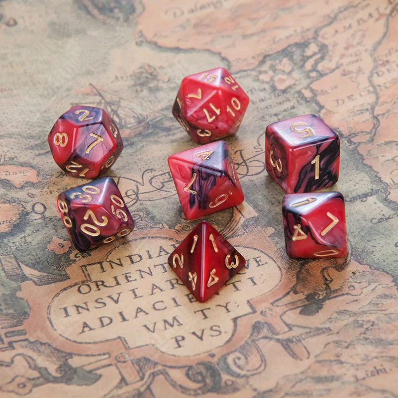 Poker Chips многогранные D & D4 D6 D8 D10 D12 D20 от System для Dungeons и Dragons Dice|Кубики| |