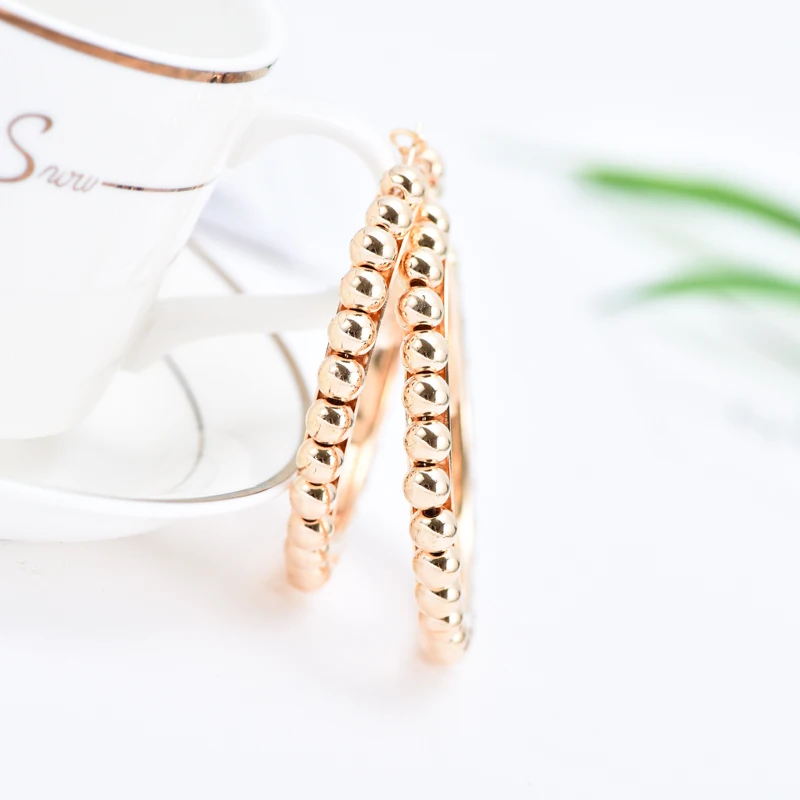 1 пара геометрических шармов BlingBling блестящие серьги кольца золотистого цвета