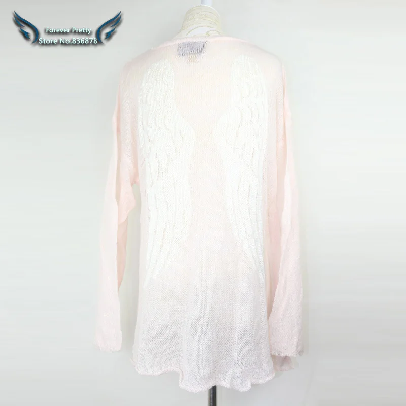 Европейский Стиль женская одежда Классический бренд свободные Ангел свитер с