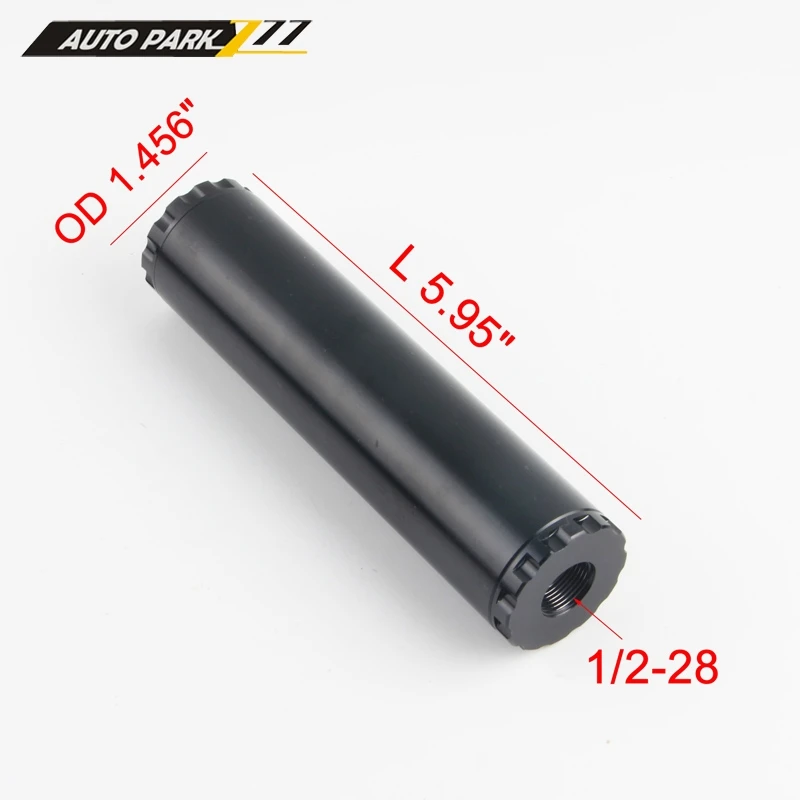 black 1-2-28 1/2-28 5-8-24 алюминиевый топливный фильтр для NAPA 4003 WIX 24003 OD 1,45" L 5,95" qt4003 - Цвет: black 1-2-28