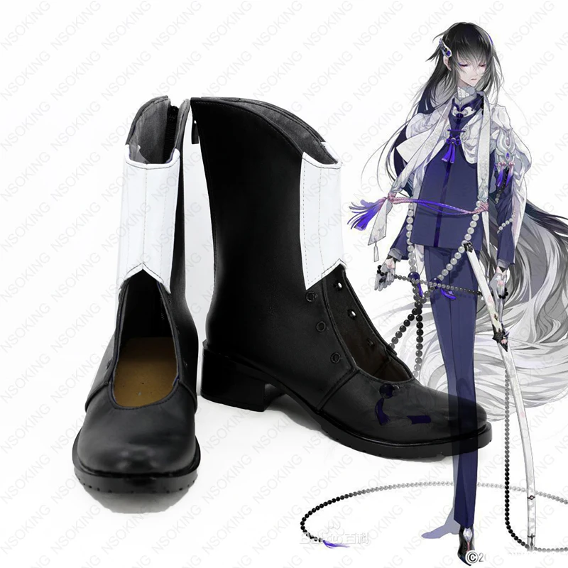 

Touken Ranbu Online Juuzumaru Tsunetsugu/ботинки для костюмированной вечеринки; обувь в стиле аниме