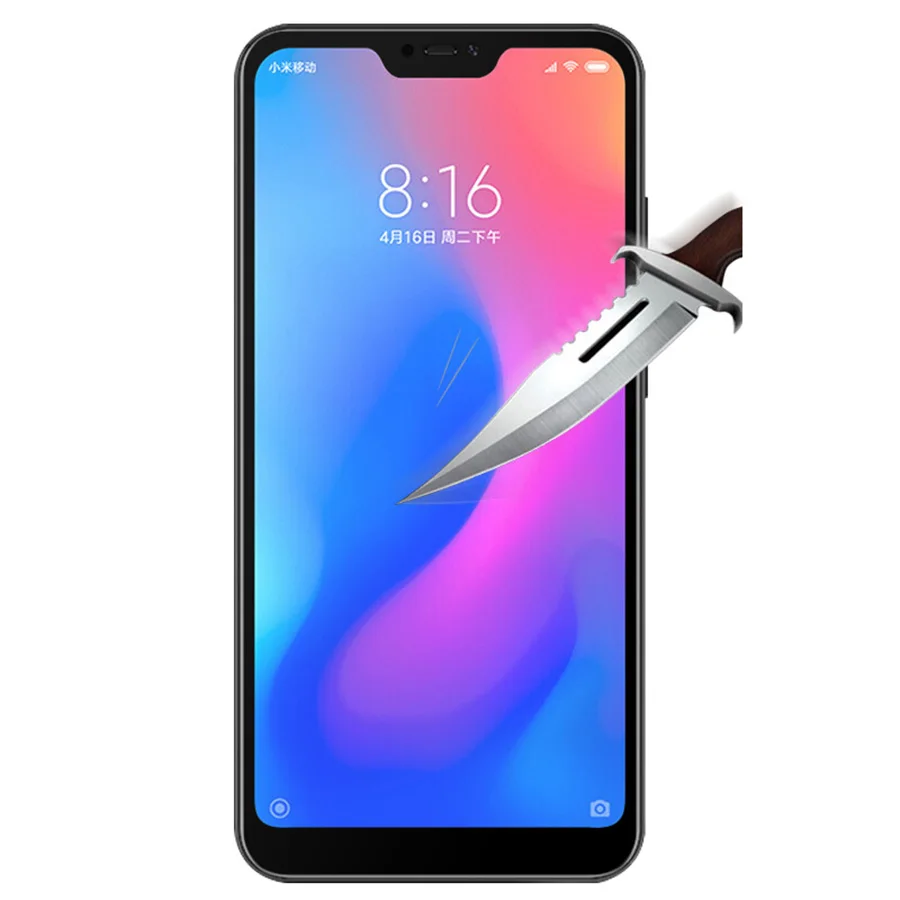25 шт./лот полное покрытие Защита экрана для Xiaomi Redmi 6 Pro устойчивая к царапинам