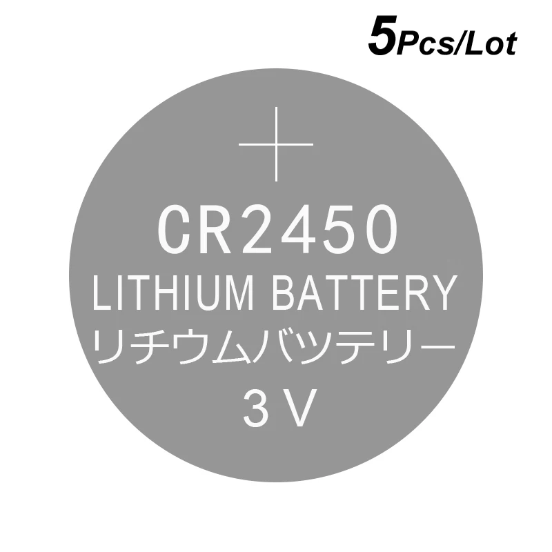 Литиевые кнопочные батареи для монет CR2450 5029LC BR2450 CA10 CR2450N DL2450 ECR2450 GPCR2450 KCR2450 LM2450 3V CR