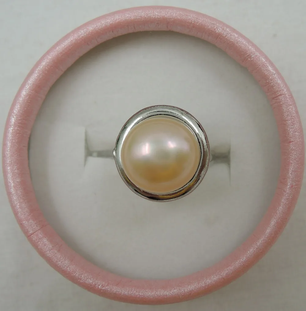 Кольцо с натуральным пресноводным жемчугом 100%|pearl ring|ring ringnatural pearl ring |