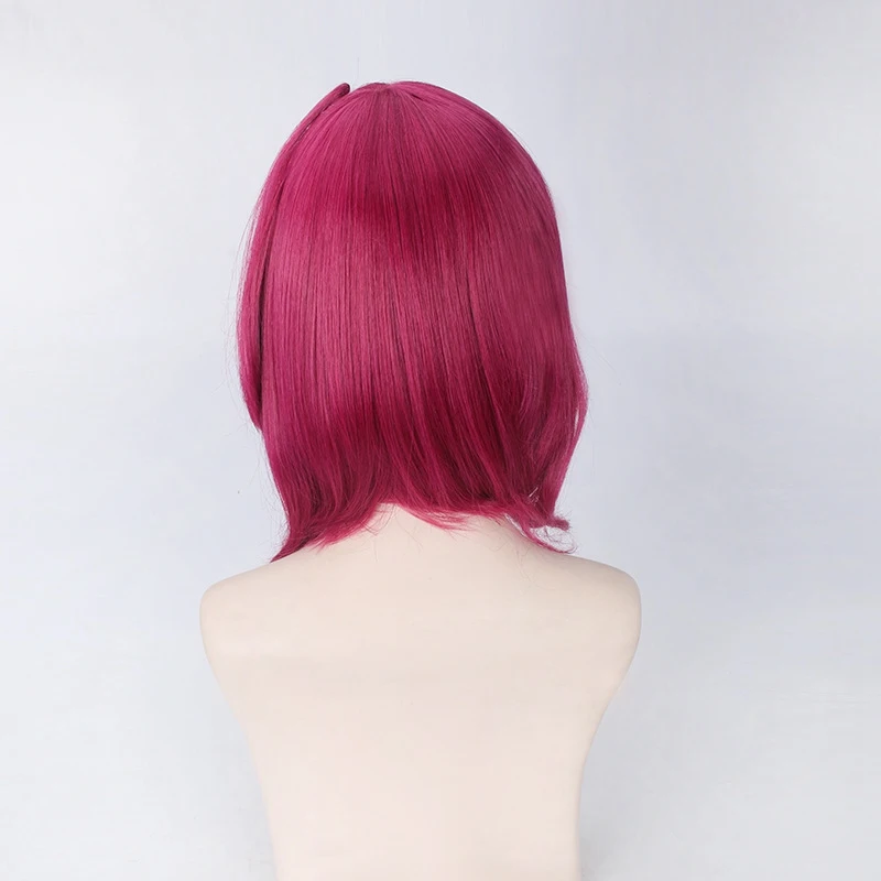 

MAGI Morgiana Cosplay Wigs for Women Medium Long Red Synthetic Hair Wig for Christmas Party Girl Female Anime Costume Party