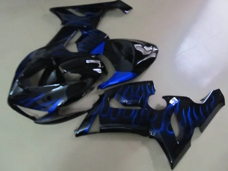 Комплект обтекателей для мотоцикла KAWASAKI Ninja ZX6R 636 05 06 ZX 6R 2005 2006 ABS Синий Пламя