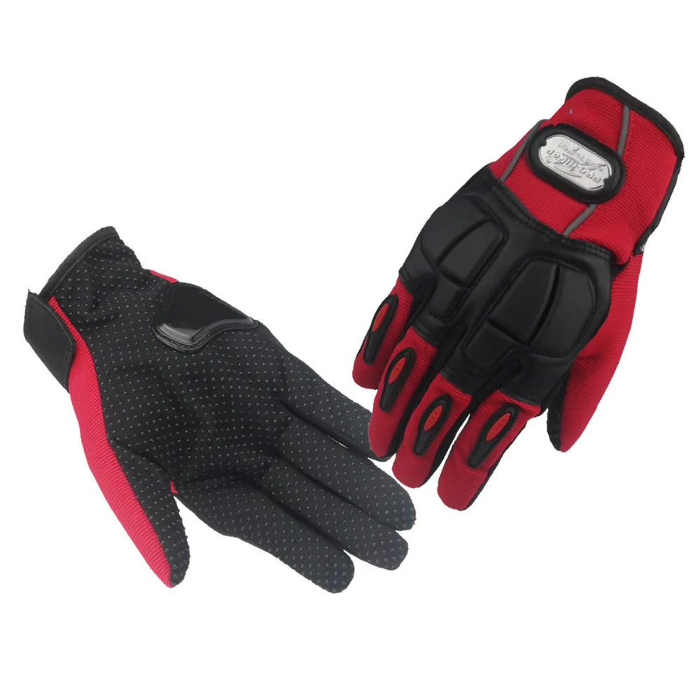 Pro байкерские перчатки для мотоциклистов Гоночные Перчатки черные красные Синие