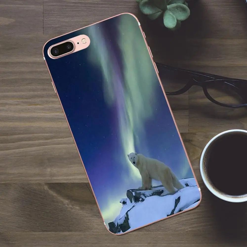 Милый чехол для телефона черный белый медведь Huawei G8 Honor 5C 5X 6 6X 7 8 9 Y5II Mate P7 P8 P9 P10 P20 Lite