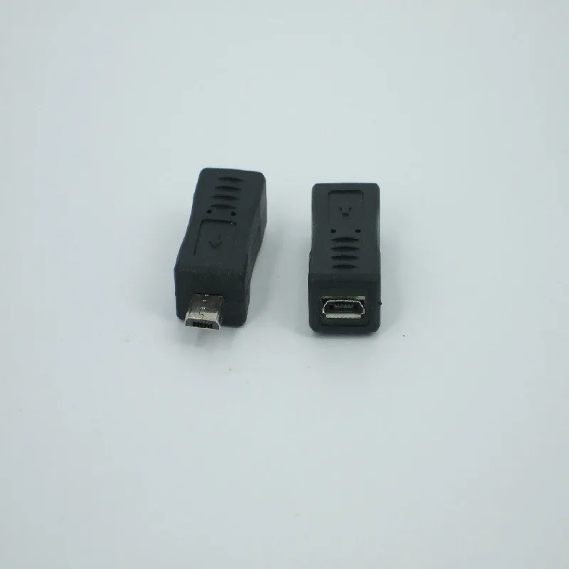 Мобильный телефон Micro USB мужчина на Женский адаптер MP3 Зарядка данных плоский